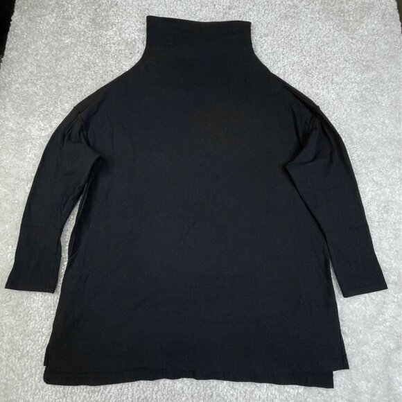 Free People We The Free Bella Vista Tunic Top Black Oversized - Picture 5 of 14